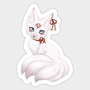 Kitsune fox Sticker